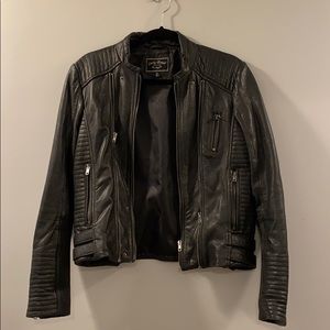 Lucky Brand Genuine Leather Jacket M
